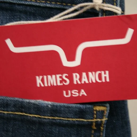 Kimes Ranch Sarah Jeans Blue High Rise Bootcut Size 8/36 NWT - Picture 4 of 13